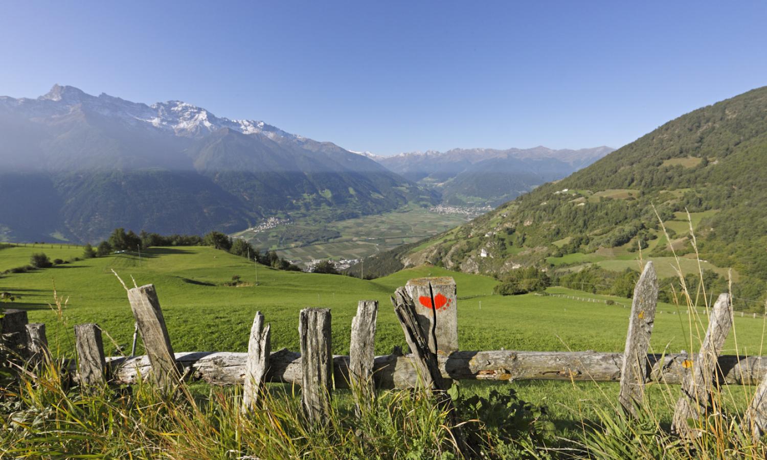 Vinschgauer Höhenweg − Abschnitt Tanas-Schluderns