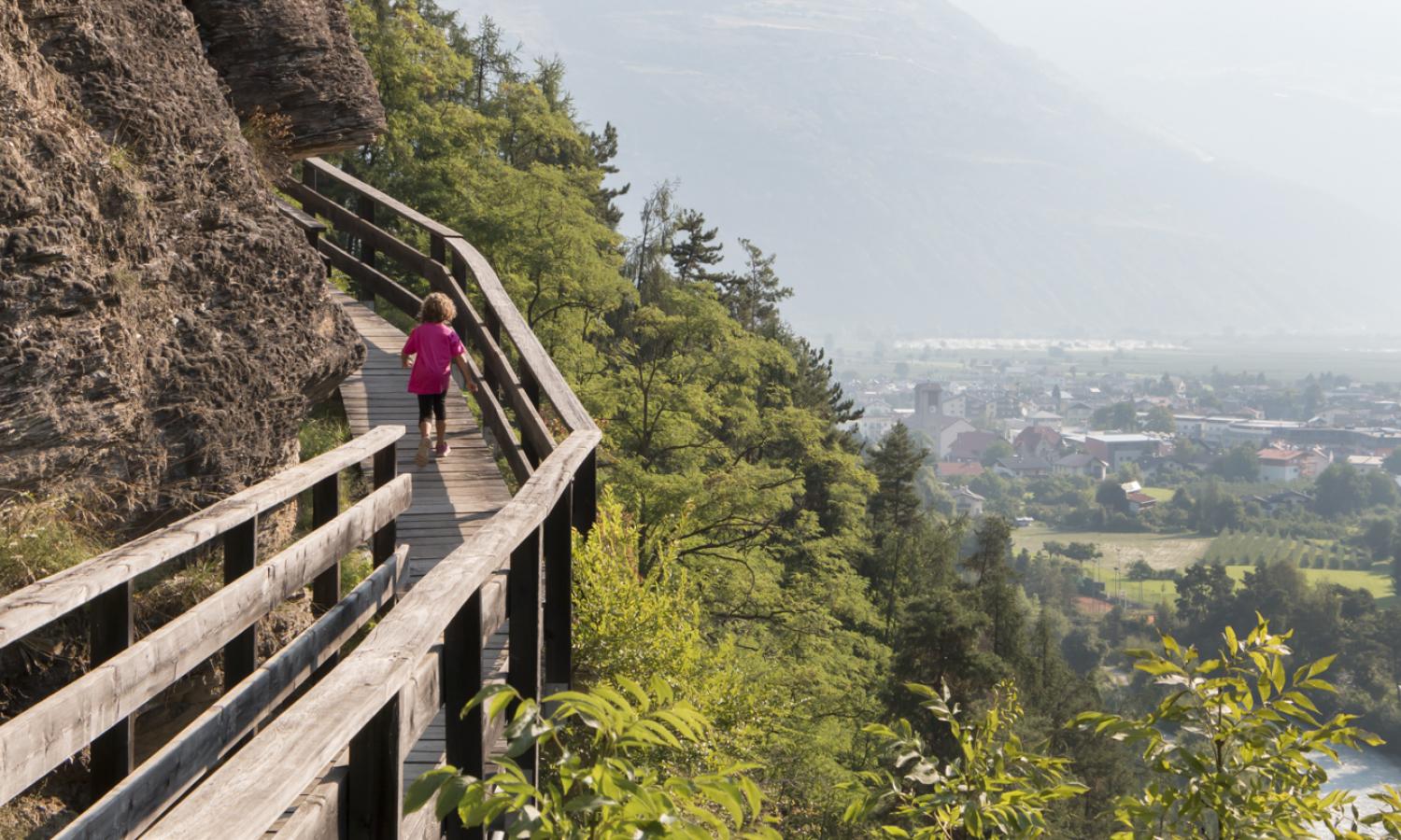 Familienwanderung entlang des Frauenwaalweges